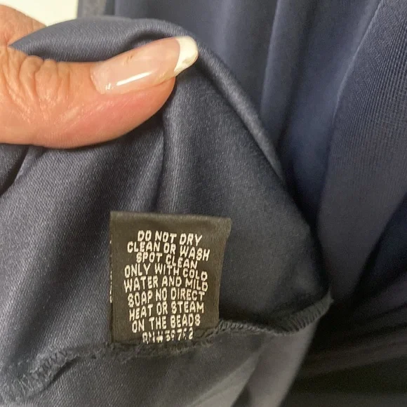 Adrianna Papell empire waist top jewels long gown - Picture 7 of 12